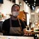 Small Business owner wearing mask. Government of Ontario provides $51,000 for Advocis Connect program to assist small businesses affected by COVID-19
